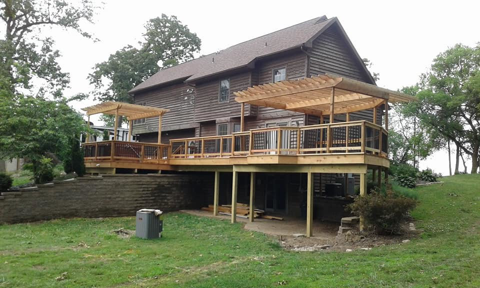 Custom Wrapped Deck